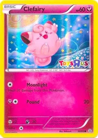 Clefairy - 50/83 Toys R Us Promo #050/083 Holofoil Pokémon card from Miscellaneous Cards & Products