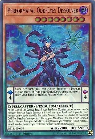Performapal Odd-Eyes Dissolver BLLR-EN003 Yu-Gi-Oh card from Battles of Legend: Light's Revenge