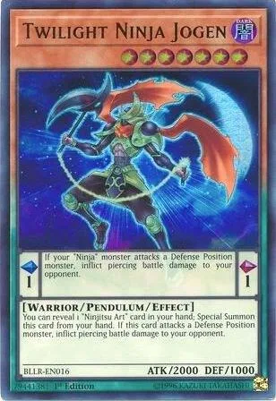 Twilight Ninja Jogen BLLR-EN016 Yu-Gi-Oh card from Battles of Legend: Light's Revenge
