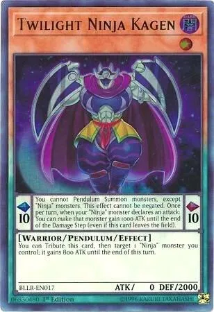 Twilight Ninja Kagen BLLR-EN017 Yu-Gi-Oh card from Battles of Legend: Light's Revenge
