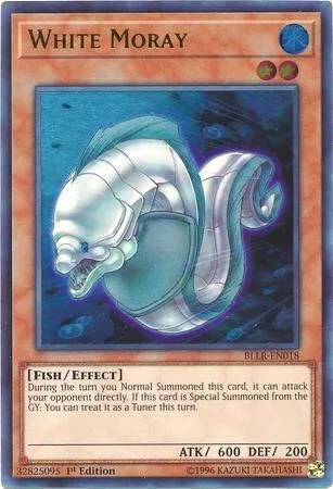 White Moray BLLR-EN018 Yu-Gi-Oh card from Battles of Legend: Light's Revenge