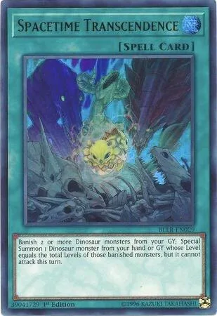 Spacetime Transcendence BLLR-EN029 Yu-Gi-Oh card from Battles of Legend: Light's Revenge