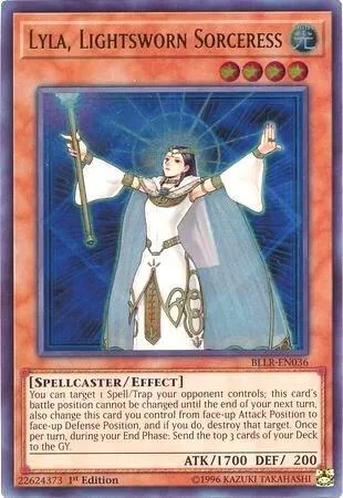 Lyla, Lightsworn Sorceress BLLR-EN036 Yu-Gi-Oh card from Battles of Legend: Light's Revenge