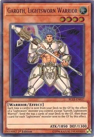 Garoth, Lightsworn Warrior BLLR-EN037 Yu-Gi-Oh card from Battles of Legend: Light's Revenge