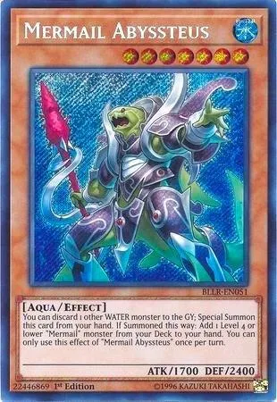 Mermail Abyssteus BLLR-EN051 Yu-Gi-Oh card from Battles of Legend: Light's Revenge