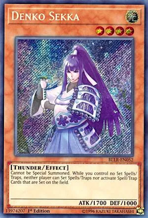Denko Sekka BLLR-EN052 Yu-Gi-Oh card from Battles of Legend: Light's Revenge