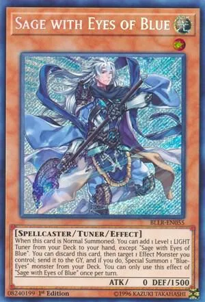 Sage with Eyes of Blue BLLR-EN055 Yu-Gi-Oh card from Battles of Legend: Light's Revenge