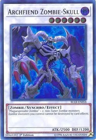 Archfiend Zombie-Skull BLLR-EN058 Yu-Gi-Oh card from Battles of Legend: Light's Revenge