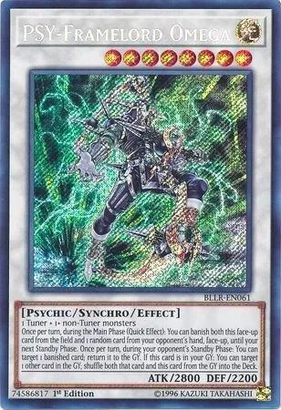 PSY-Framelord Omega BLLR-EN061 Yu-Gi-Oh card from Battles of Legend: Light's Revenge