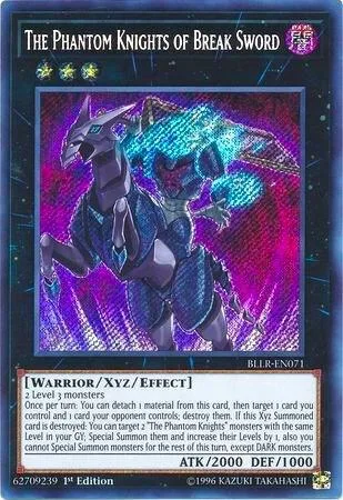 The Phantom Knights of Break Sword BLLR-EN071 Yu-Gi-Oh card from Battles of Legend: Light's Revenge