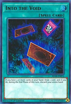 Into the Void BLLR-EN074 Yu-Gi-Oh card from Battles of Legend: Light's Revenge