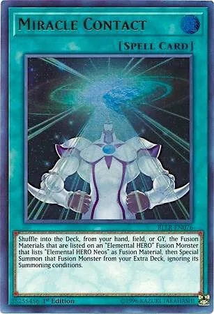 Miracle Contact BLLR-EN076 Yu-Gi-Oh card from Battles of Legend: Light's Revenge