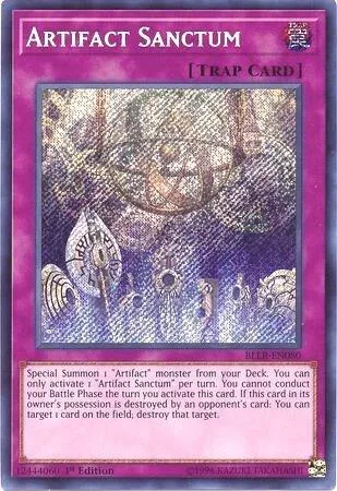 Artifact Sanctum BLLR-EN080 Yu-Gi-Oh card from Battles of Legend: Light's Revenge