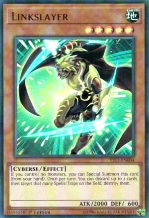 Linkslayer YS17-EN004 Yu-Gi-Oh card from Starter Deck: Link Strike