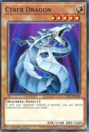 Cyber Dragon YS17-EN008 Yu-Gi-Oh card from Starter Deck: Link Strike
