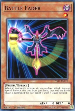 Battle Fader YS17-EN018 Yu-Gi-Oh card from Starter Deck: Link Strike