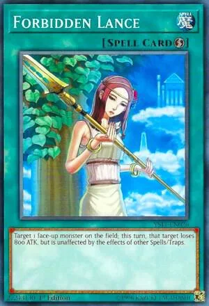 Forbidden Lance YS17-EN026 Yu-Gi-Oh card from Starter Deck: Link Strike