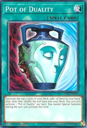 Pot of Duality YS17-EN028 Yu-Gi-Oh card from Starter Deck: Link Strike