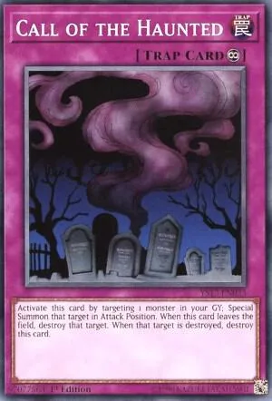Call of the Haunted YS17-EN033 Yu-Gi-Oh card from Starter Deck: Link Strike