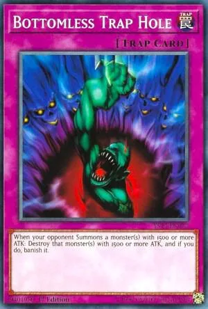 Bottomless Trap Hole YS17-EN037 Yu-Gi-Oh card from Starter Deck: Link Strike