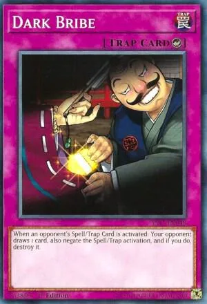 Dark Bribe YS17-EN040 Yu-Gi-Oh card from Starter Deck: Link Strike