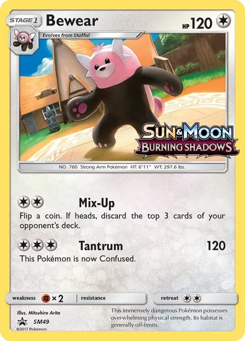 Bewear - SM49 Prerelease #SM49 Holofoil Pokémon card from SM Promos