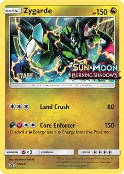 Zygarde - SM48 Prerelease [Staff] #SM48 Holofoil Pokémon card from SM Promos