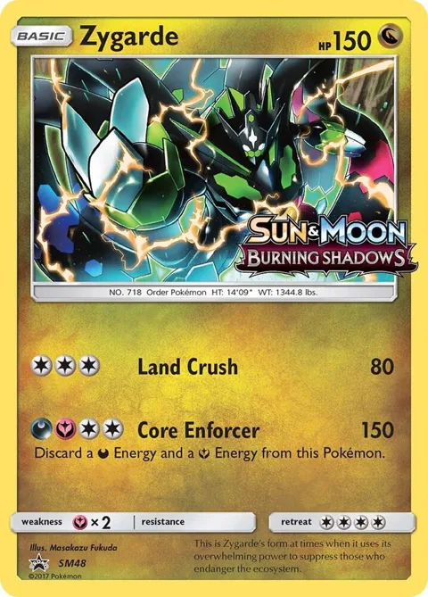 Zygarde - SM48 Prerelease #SM48 Holofoil Pokémon card from SM Promos