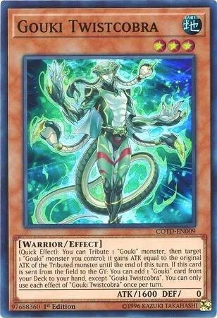 Gouki Twistcobra COTD-EN009 Unlimited Yu-Gi-Oh card from Code of the Duelist