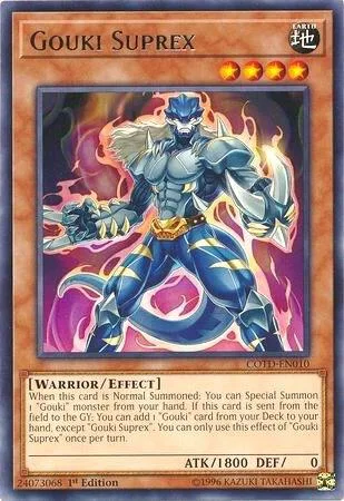 Gouki Suprex COTD-EN010 Unlimited Yu-Gi-Oh card from Code of the Duelist