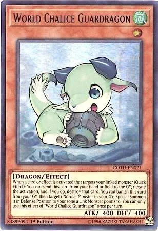 World Chalice Guardragon COTD-EN021 Yu-Gi-Oh card from Code of the Duelist