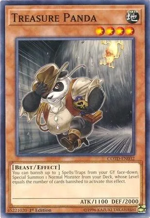 Treasure Panda COTD-EN032 Unlimited Yu-Gi-Oh card from Code of the Duelist