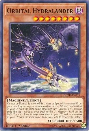 Orbital Hydralander COTD-EN035 1st Edition Yu-Gi-Oh card from Code of the Duelist
