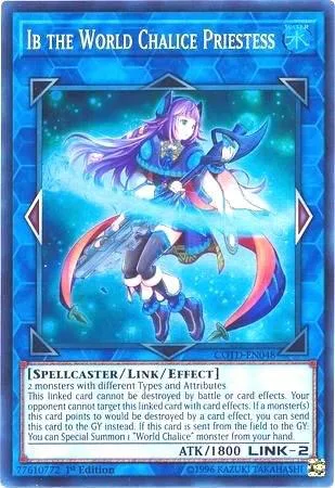 Ib the World Chalice Priestess COTD-EN048 Yu-Gi-Oh card from Code of the Duelist