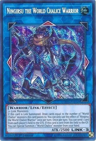 Ningirsu the World Chalice Warrior COTD-EN050 1st Edition Yu-Gi-Oh card from Code of the Duelist