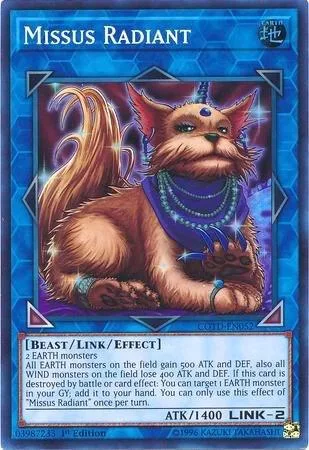 Missus Radiant COTD-EN052 Unlimited Yu-Gi-Oh card from Code of the Duelist