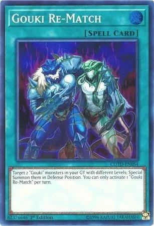 Gouki Re-Match COTD-EN054 1st Edition Yu-Gi-Oh card from Code of the Duelist