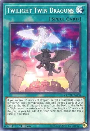 Twilight Twin Dragons COTD-EN060 Unlimited Yu-Gi-Oh card from Code of the Duelist