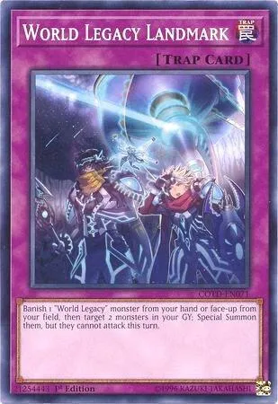 World Legacy Landmark COTD-EN071 Yu-Gi-Oh card from Code of the Duelist