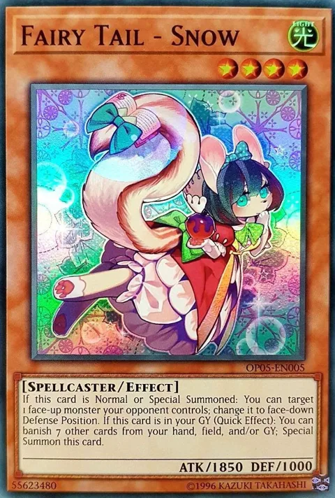 Fairy Tail - Snow OP05-EN005 Yu-Gi-Oh card from OTS Tournament Pack 5