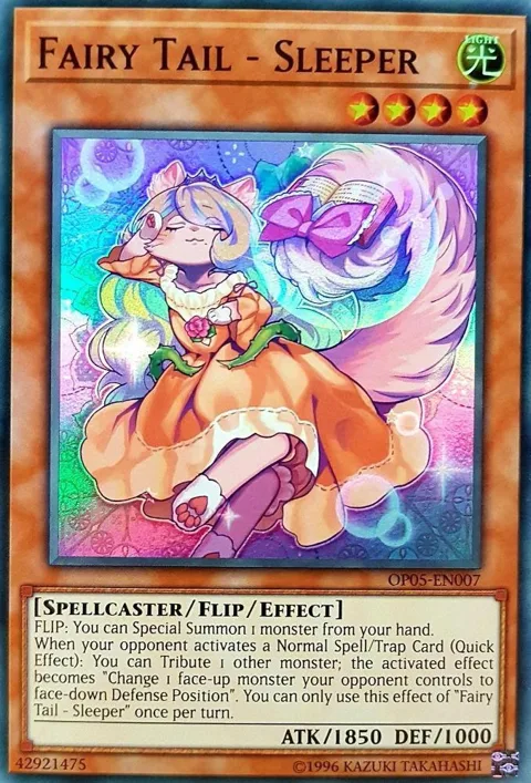 Fairy Tail - Sleeper OP05-EN007 Yu-Gi-Oh card from OTS Tournament Pack 5