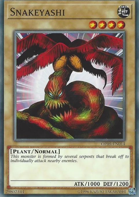 Snakeyashi OP05-EN014 Yu-Gi-Oh card from OTS Tournament Pack 5