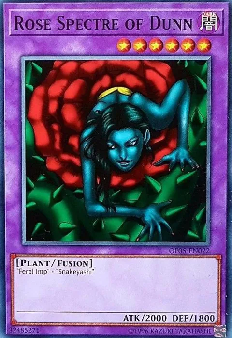 Rose Spectre of Dunn OP05-EN022 Yu-Gi-Oh card from OTS Tournament Pack 5
