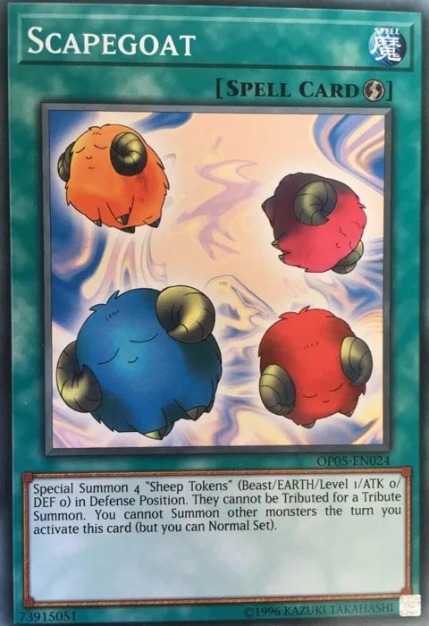 Scapegoat OP05-EN024 Yu-Gi-Oh card from OTS Tournament Pack 5