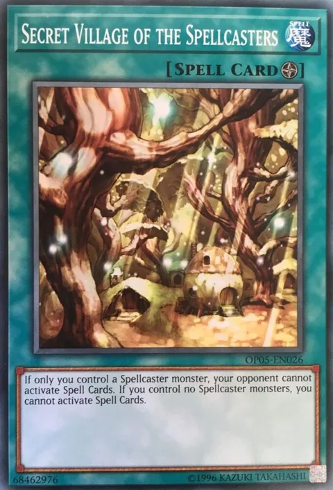 Secret Village of the Spellcasters OP05-EN026 Yu-Gi-Oh card from OTS Tournament Pack 5