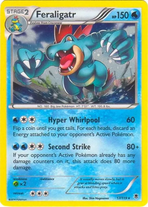 Feraligatr - 17/119 Cosmos Holo #017/119 Holofoil Pokémon card from Blister Exclusives