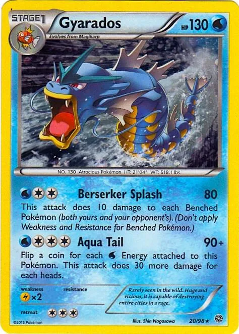 Gyarados - 20/98 Cosmos Holo #020/098 Holofoil Pokémon card from Miscellaneous Cards & Products
