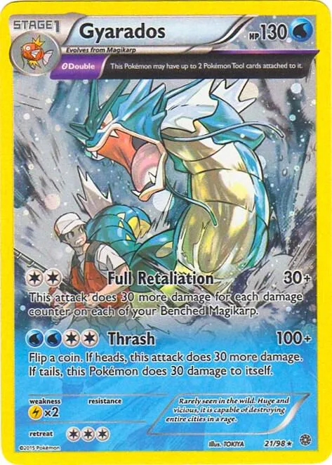 Gyarados - 21/98 Cosmos Holo #021/098 Holofoil Pokémon card from Miscellaneous Cards & Products