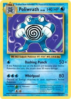 Poliwrath - 25/108 XY Evolutions #025/108 Pokémon card from Deck Exclusives