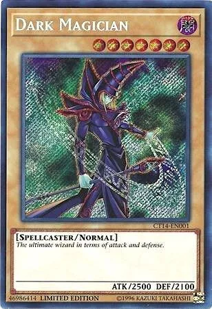 Dark Magician CT14-EN001 Yu-Gi-Oh card from 2017 Mega-Tins